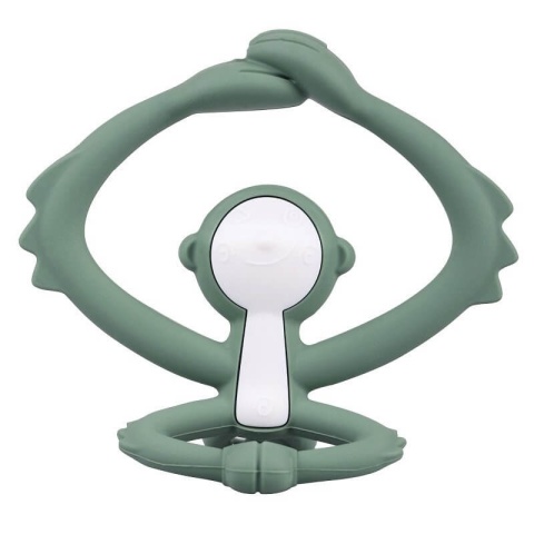 Zielony gryzak małpka Mombella Light Green