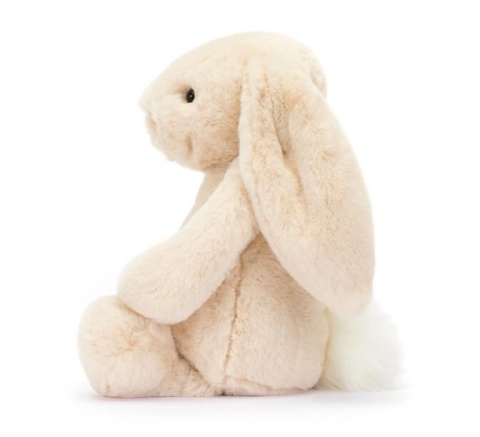 Przytulanka króliczek LUX Jellycat kremowy - bok