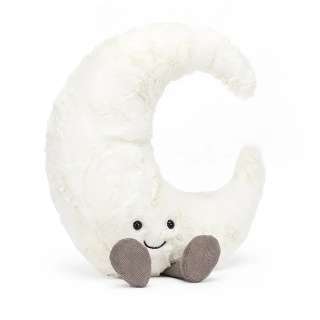 Maskotka księżyc Jellycat perłowo-biały