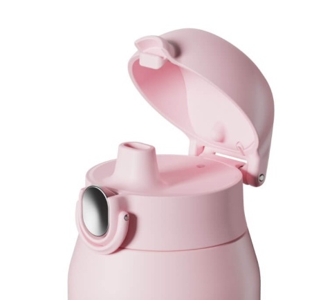 Różowa butelka termiczna ION8 Revive 540 ml Rose Quartz - zamknięcie