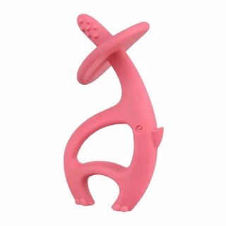 Różowy gryzak słonik Mombella Dancing Elephant Pink