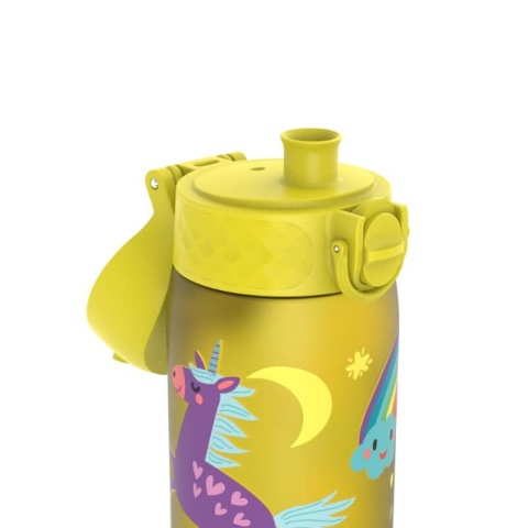 Żółte butelka w jednorożce ION8 500ml Unicorns Yellow - ustnik