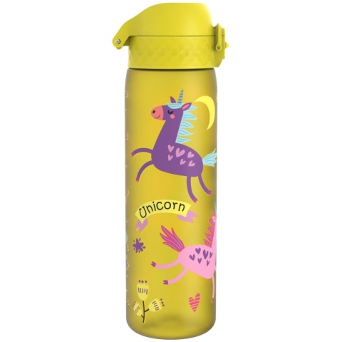 Żółte butelka w jednorożce ION8 500ml Unicorns Yellow