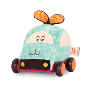 B.Toys B. Softies Wheeee-ls! – pluszowe autko z napędem Króliczek