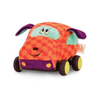 B.Toys B. Softies Wheeee-ls! – pluszowe autko z napędem Piesek
