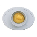 EZPZ Komplet pierwszych naczyń silikonowych First Foods Set pastelowa szarość EZPZ Komplet pierwszych naczyń silikonowych First Foods Set pastelowa szarość