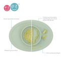 EZPZ Komplet pierwszych naczyń silikonowych First Foods Set pastelowa zieleń EZPZ Komplet pierwszych naczyń silikonowych First Foods Set pastelowa zieleń