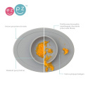 EZPZ Komplet pierwszych naczyń silikonowych First Foods Set szary EZPZ Komplet pierwszych naczyń silikonowych First Foods Set szary