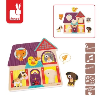 Puzzle muzyczne Janod - Moi mali przyjaciele