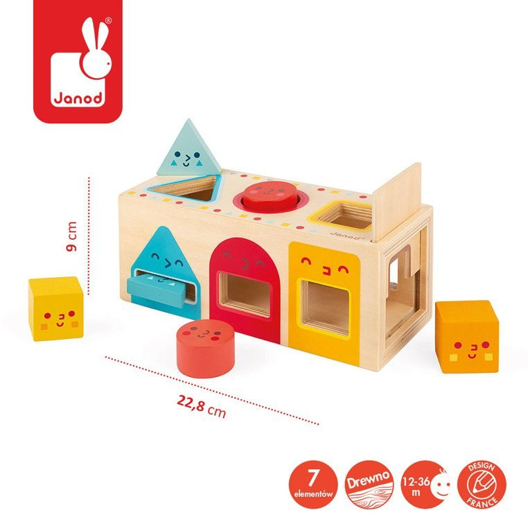 Janod Sorter figur geometrycznych Janod Sorter figur geometrycznych