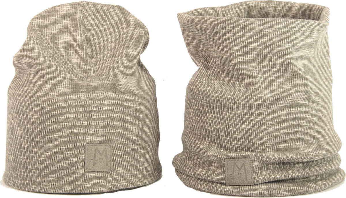 MISGATOS Czapka i komin szary Miami MISGATOS Czapka i komin szary Miami