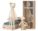 Maileg Baletnice Kot i myszka - Dancing cat & mouse in shoebox Maileg Baletnice Kot i myszka - Dancing cat & mouse in shoebox