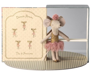 Maileg Pokój myszki baletnicy - Dance room with big sister mouse