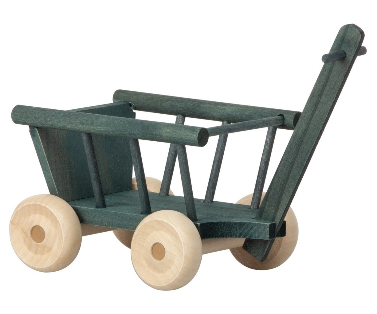 Maileg Wózek - Wagon, Micro - Petrol Maileg Wózek - Wagon, Micro - Petrol