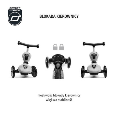 Jeździk i hulajnoga 2w1 ScootandRide Highwaykick 1 Peach Jeździk i hulajnoga 2w1 ScootandRide Highwaykick 1 Peach