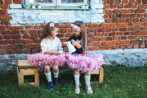 Spódniczka Pettiskirt Manufaktura Falbanek - Koralowy róż Spódniczka Pettiskirt Manufaktura Falbanek - Koralowy róż