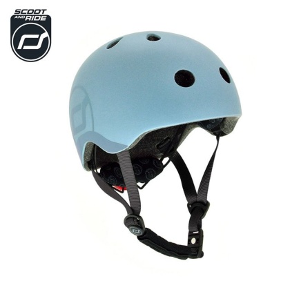 Kask dla dzieci Scootandride S-M Steel