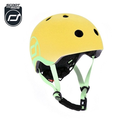 Scoot & Ride - kask dla dzieci XXS-S - 1-5 lat - Lemon