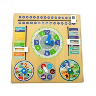ADAM TOYS KALENDARZ DREWNIANY POLSKI