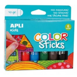 APLI KIDS Farby w kredce - 6 kolorów