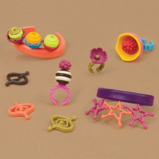 B.Toys B.eauty Pops – zestaw do tworzenia biżuterii – 50 elem. Fiolet