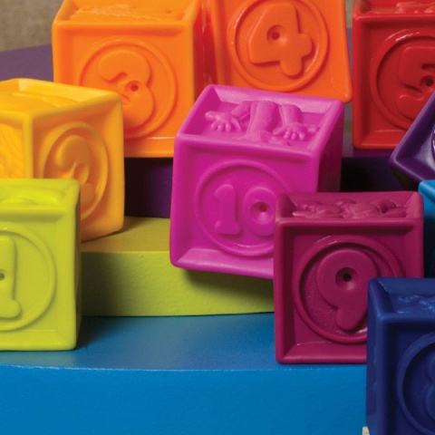 Wyżłobienia na miękkich klockach B.Toys Wyżłobienia na miękkich klockach B.Toys