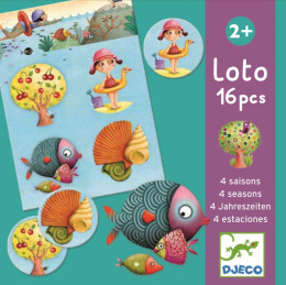 DJECO Gra edukacyjna lotto 4 PORY ROKU