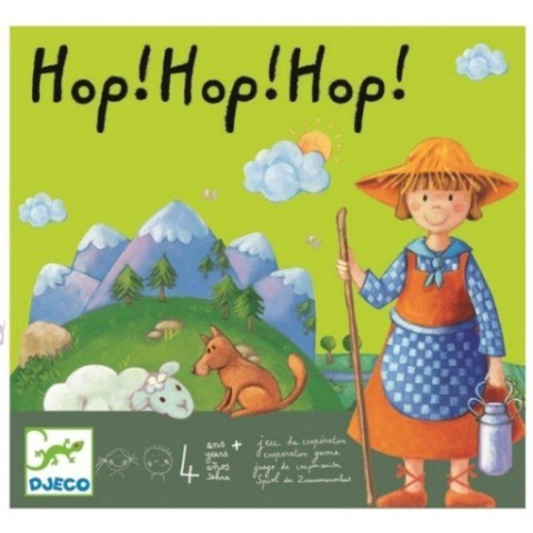 DJECO Gra planszowa Hop ! Hop ! Hop ! DJECO Gra planszowa Hop ! Hop ! Hop !