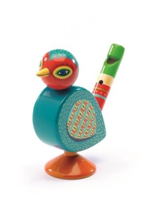 DJECO Gwizdek drewniany PTASZEK