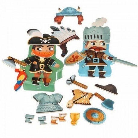 DJECO Magnetyczne puzzle AVENTURA