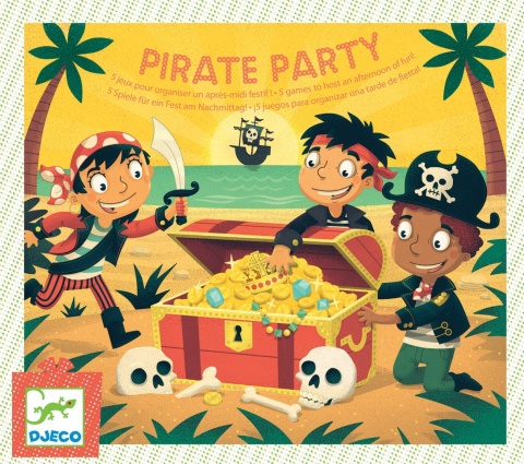 DJECO Zestaw 5 gier Pirate Party