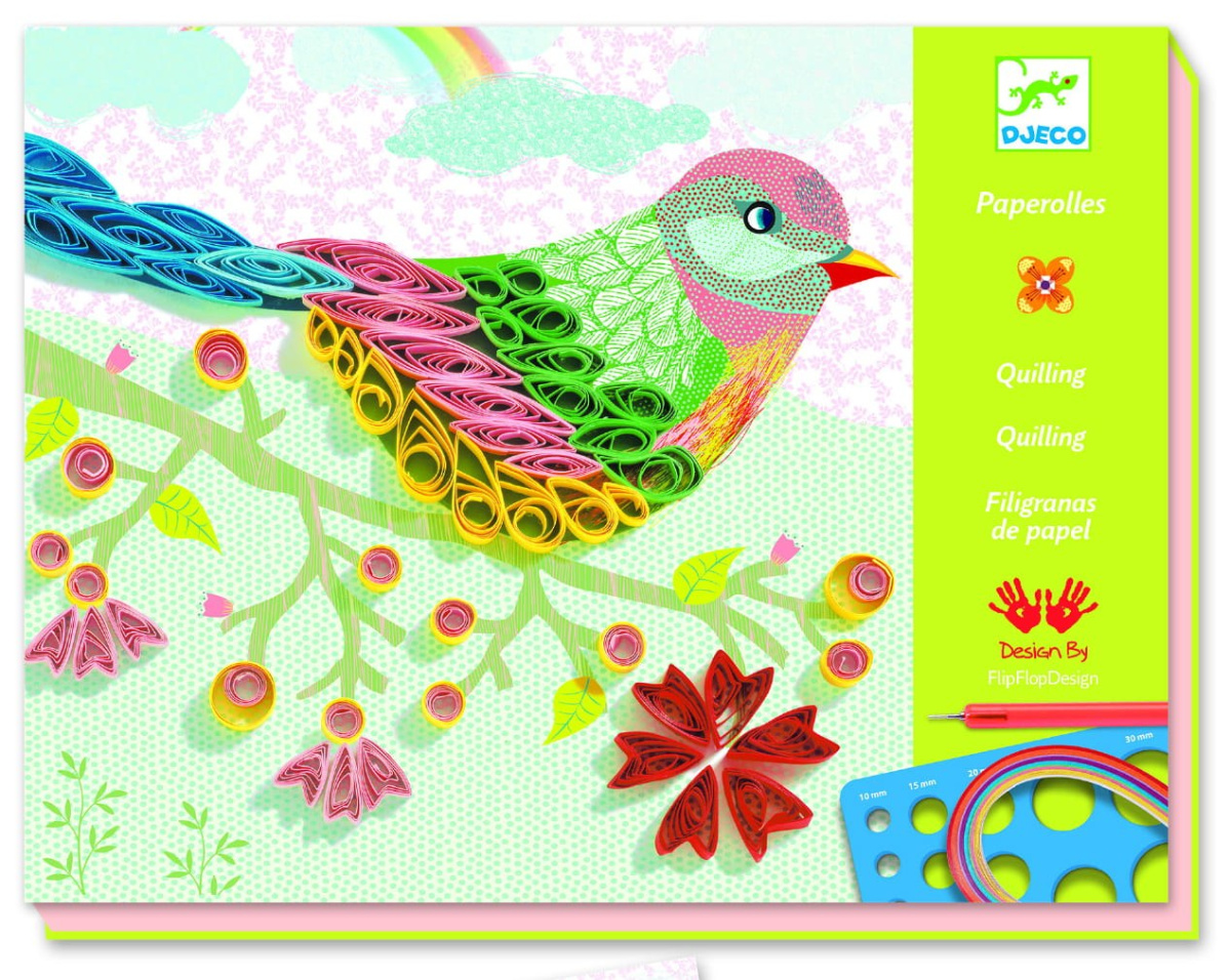 DJECO Zestaw artystyczny PORY ROKU Quilling DJECO Zestaw artystyczny PORY ROKU Quilling
