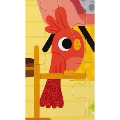 Janod Puzzle sensoryczne Zwierzęta Domowe Janod Puzzle sensoryczne Zwierzęta Domowe