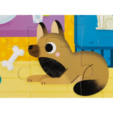 Janod Puzzle sensoryczne Zwierzęta Domowe Janod Puzzle sensoryczne Zwierzęta Domowe