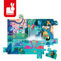 Janod Puzzle z niespodzianką Uczta w Dżungli Janod Puzzle z niespodzianką Uczta w Dżungli