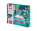 Janod Puzzle z niespodzianką Uczta w Dżungli Janod Puzzle z niespodzianką Uczta w Dżungli