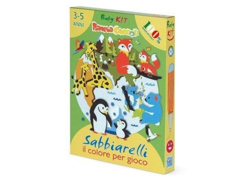 SABBIARELLI Magiczny Piasek do Kolorowania, Mini Kit, Świat Zwierząt, 3l+ SABBIARELLI Magiczny Piasek do Kolorowania, Mini Kit, Świat Zwierząt, 3l+