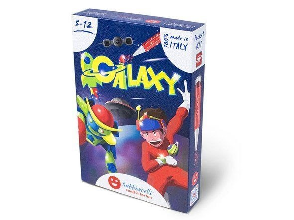 SABBIARELLI Magiczny Piasek do Kolorowania, Pocket Kit, Galaxy, 5l+ SABBIARELLI Magiczny Piasek do Kolorowania, Pocket Kit, Galaxy, 5l+