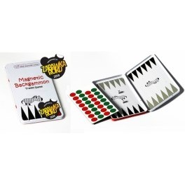 The Purple Cow Gra magnetyczna - Backgammon (Tryktrak)